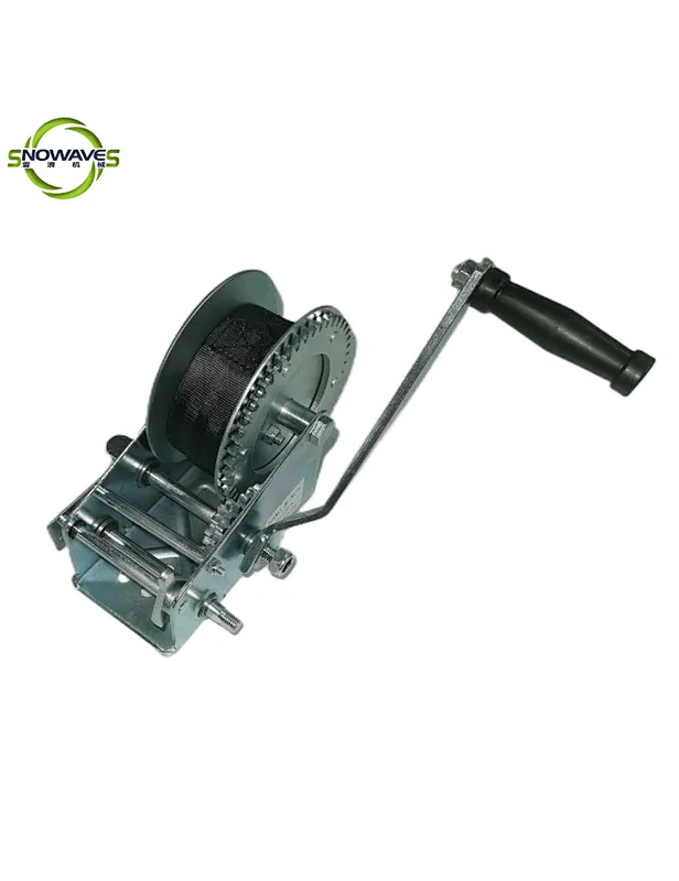 rope pulley hoist with brake